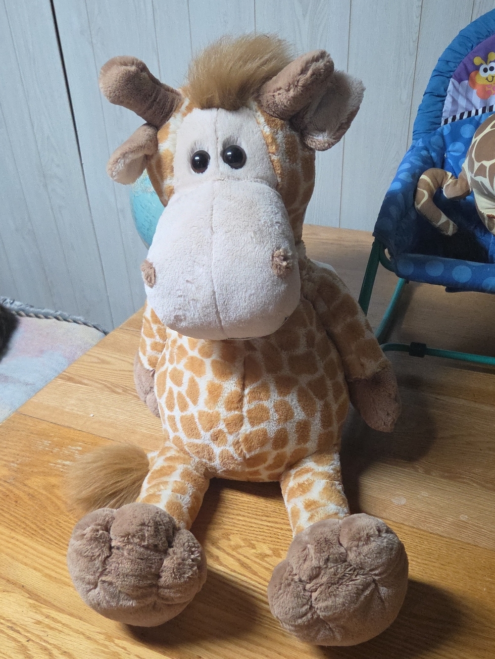 Plush Giraffe Stuffed Animal 30" - Soft Tan and Brown Comfort Toy